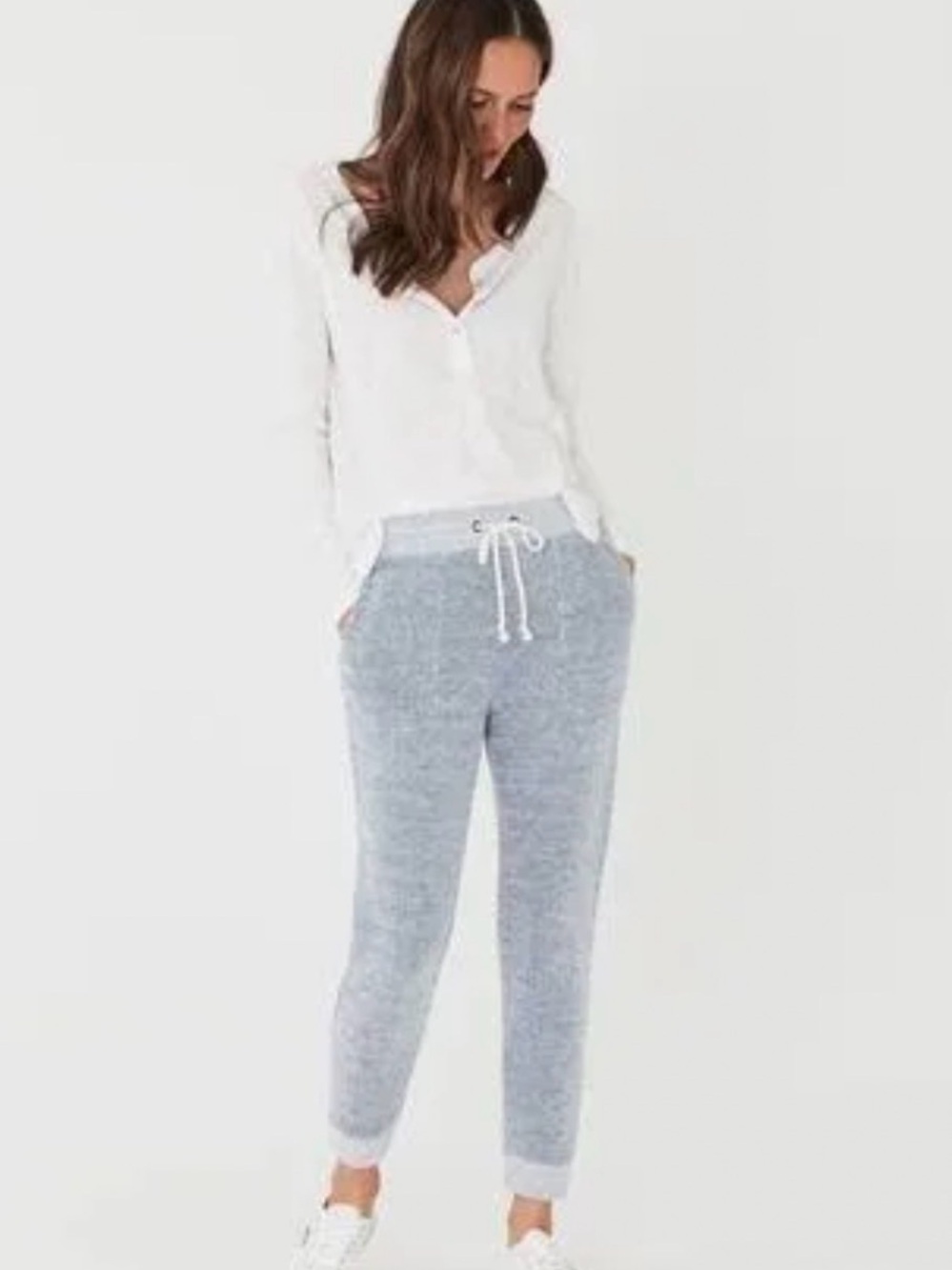 Faherty Seabrook Blue/White Joggers- Sz XS